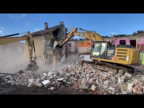 Demolácia bytového domu Moldava nad Bodvou