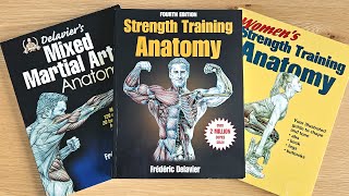 BEST ANATOMY BOOKS FOR ARTISTS💪Frederic Delavier Strength training & womens anatomy books reference