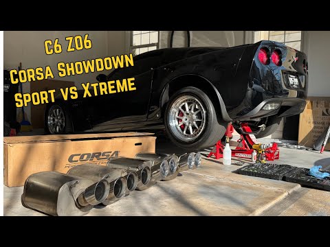 C6 Z06 Corsa Showdown - Sport vs Xtreme Exhaust