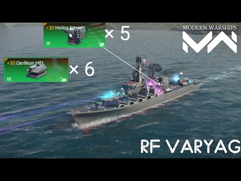 RF Varyag - with Oerlikon HEL and Helios Laser AirDefense - Modern Warships