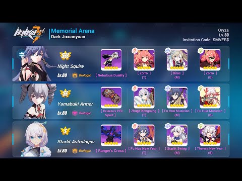 Honkai Impact - Budget Memorial Arena (Master) - DXY [31306] (NS SA VP) {Infinity Chain TF}