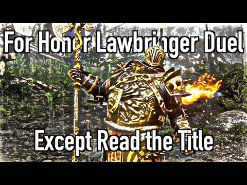 For Honor Lawbringer Duel except every time someone parry's, the bass doubles... [Read Description]