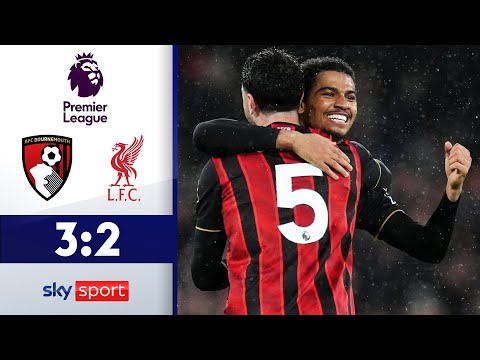 90+5! Ex-Leverkusen-Star schickt Reds in die Krise! | AFC Bournemouth - FC Liverpool | Highlights PL