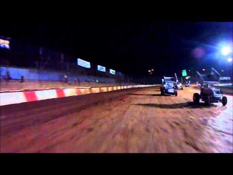 Litre Sprintcar Crash 15MAR13 Feature