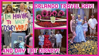 Orlando, Florida Travel day! Moving to go work at Walt Disney World and our first day in the parks!