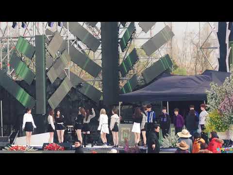 180408 UNB(유앤비) & 유니티 (UNI.T) 순천 열린음악회 대기 영상