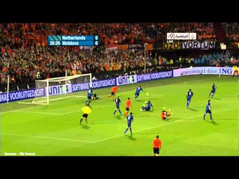 The Netherlands - Moldova 1 / 0 (Euro 2012 Qualifier: Oct / 7 / 2011)