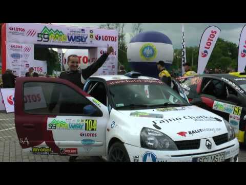 59 Rajd Wisły 2013 - Kacper Wróblewski / Tomasz Borko - Renault Clio
