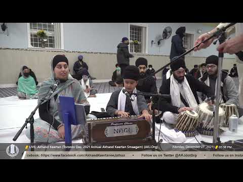 031 Bhai Kirpa Singh Jee Toronto Monday Evening Toronto Dec 2021 Annual Akhand Keertan Smaagam