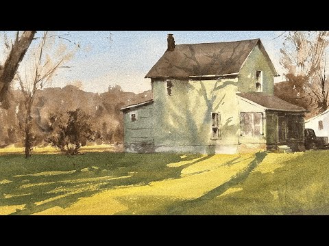 How to Create Light in Watercolor - Step by Step Instruction