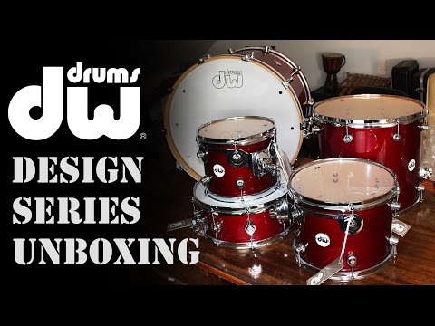 DW Design Series Drum Kit Unboxing