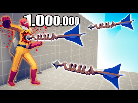 1.000.000 DAMAGE RAPID ARCHER vs UNITS - TABS | Totally Accurate Battle Simulator 2023