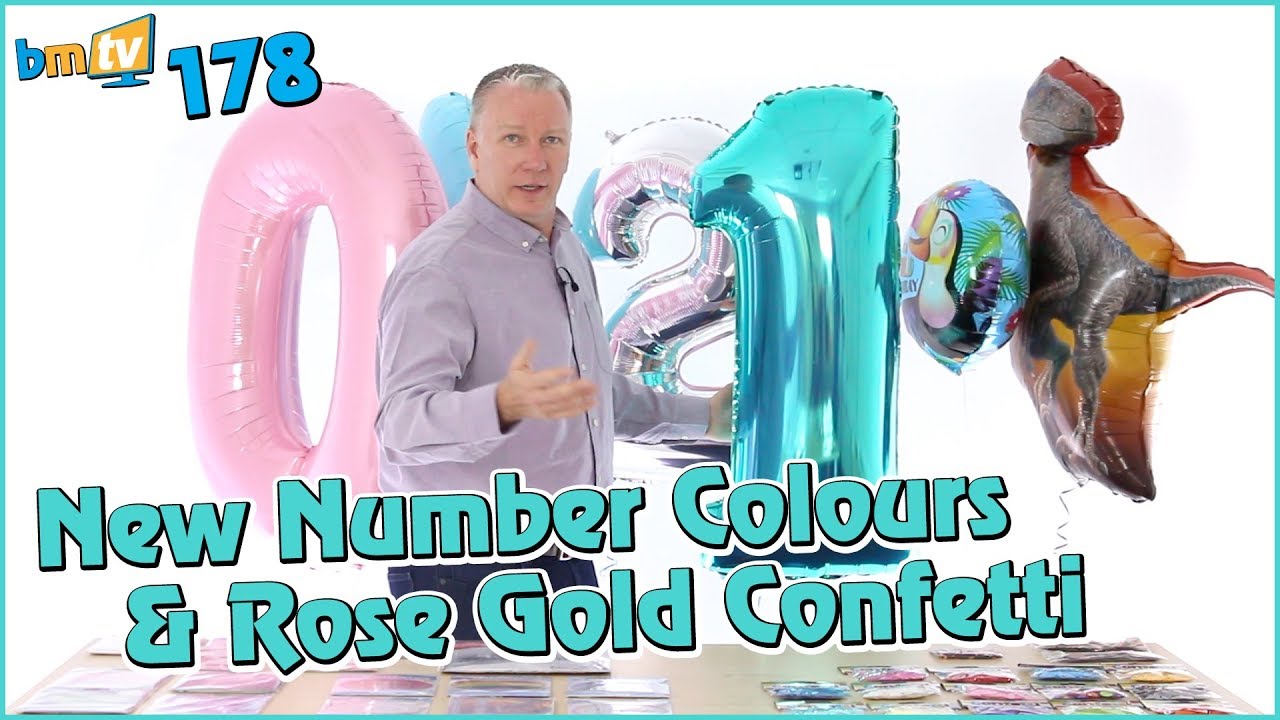 New Number Colours & Rose Gold Confetti – BMTV 178