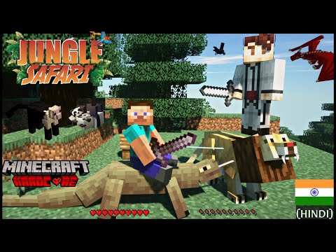 OMG! Taming the Jungle King in Minecraft!! 🦁 EP-10