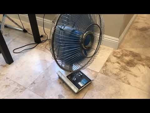 50 years old Vintage National 40cm Fan F-40EF