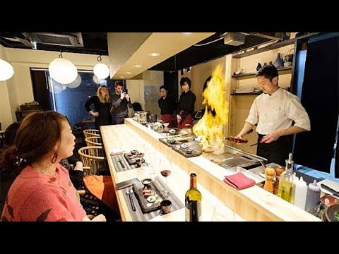 Japanese Teppanyaki Asakusa KUDAKA in Tokyo Asakura