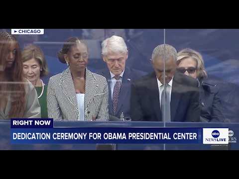 Dedication ceremony for Obama Presidential Center in Chicago: LIVE