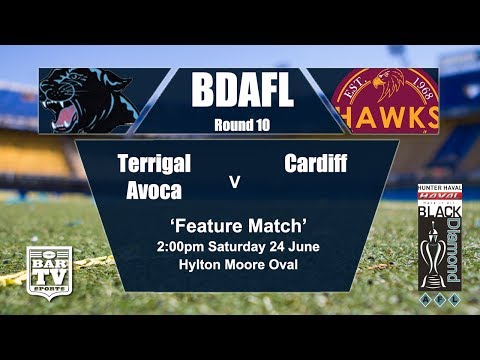 2017 BDAFL Round 11 Feature Match - Terrigal Avoca Panthers v Cardiff Hawks