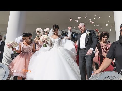 The groom meets his bride Khadijeh Mehajer  in the most lavish way! LEBANESE WEDDING