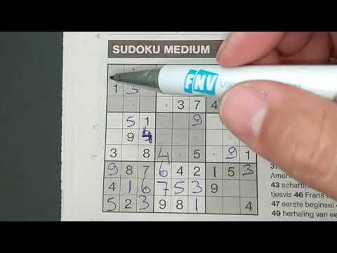 We will be ready for this Medium Sudoku puzzle. (with a PDF file) 07-23-2019
