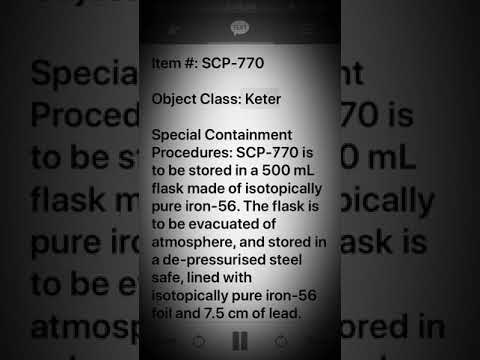 Scp 770 Nuclear Slime