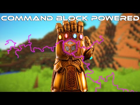 BrownCoat67 - Working Infinity Gauntlet No Mods 😍(How to Get Super Powers in Minecraft)