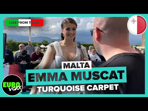 MALTA EUROISION 2022):  Emma Muscat - I Am What I Am (TURQUOISE CARPET INTERVIEW)