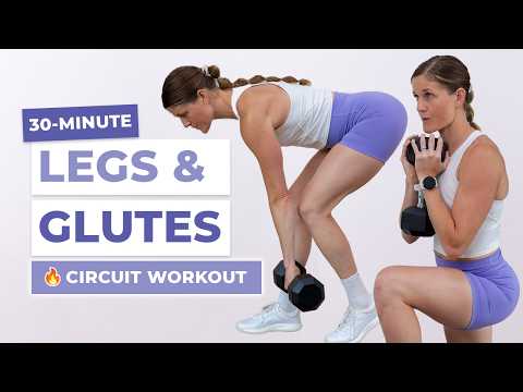 30-Minute Dumbbell Leg Workout (Strength, Power + Isometrics)