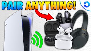 How to Connect ANY Bluetooth Headphones or Airpods to PS5/PS4