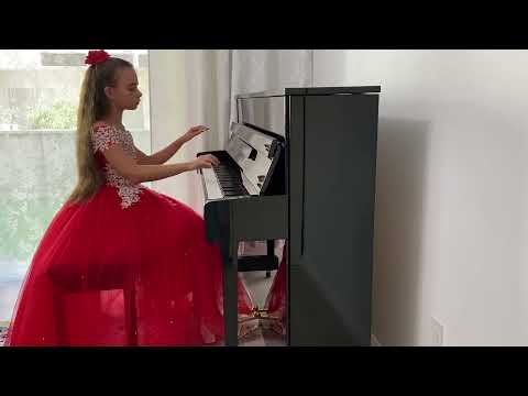 Veronika Poliakova 10 years . Nocturne in F minor opus 55 no. 1. Frederic Chopin