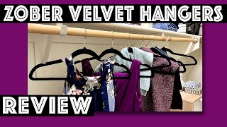 Zober Velvet Hangers Review