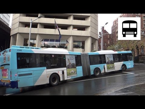 Volvo B12BLEA (Volgren) - Departing from Circular Quay Bus Stn (Sydney Buses Rt 333, State Transit)