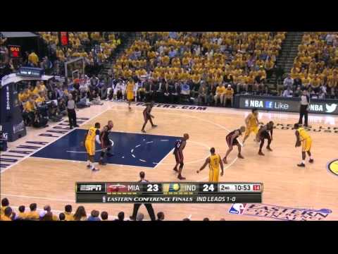 Lance Stephenson Pass to Rasual Butler