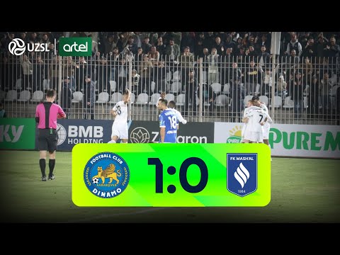Superliga 2-tur. Dinamo - Mash’al bahsida kiritilgan gol va xavfli vaziyatlar (Highlights)