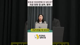 보유세 1000만원 더 낸다고? 지금 당장 집 살까, 팔까 [주간이슈집어드림]