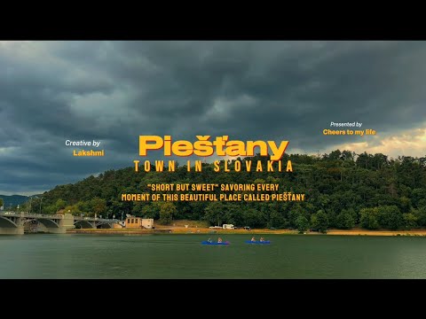 Piešťany സ്ലോവാക്യയിലെ ഒരു പട്ടണം | Spa Town | The beautiful Váh River 🦆