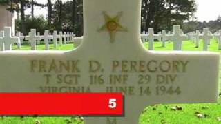 preview picture of video 'Normandy American Cemetery, Omaha Beach Sector, Normandy.'