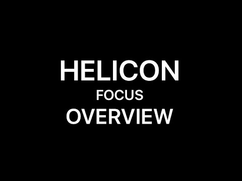 HELICON focus (tutorial), overview with example