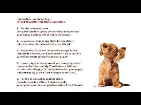 Canine Code - Habituation sounds for puppies.