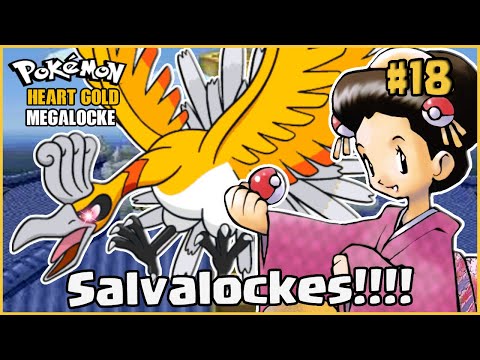 Pokemon HEART GOLD Megalocke #18 - MEGA KIMONO X 3 Y UN SALVALOCKES!!!!