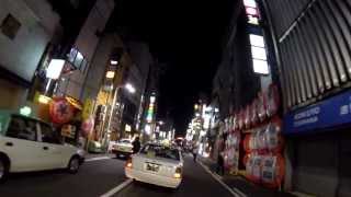 preview picture of video 'GoPro3 と夜の福井中心部を自転車で'