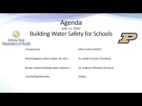 Building Water School Safety Webinar July 2020