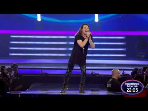 Ludvig Turner sjunger 1000 mph i pausen av Idolfinalen - Idol Sverige (TV4)