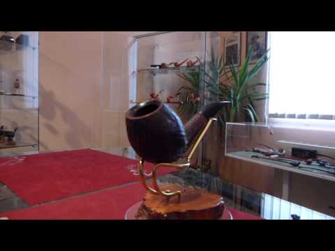 Pipa in radica half bent sabbiata - www.paronellipipe.it