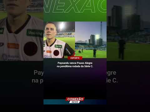 Vídeo: Paysandu vence Pouso Alegre na penúltima rodada da Série C.