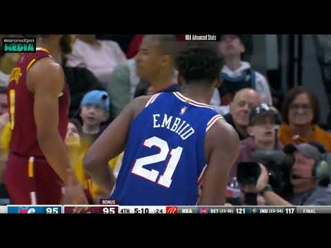 Joel Embiid Full Highlight Reel I 44 points, 17 boards, 5 blocks I Sixers vs Cavs
