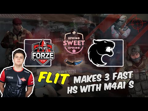 FL1T makes 3 fast HS with M4A1 S, forZe vs FURIA, Spring Sweet Spring 1