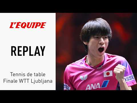 Tennis de table - Le replay de la finale entre Shunsuke Togami et Hugo Calderano au WTT Ljubljana