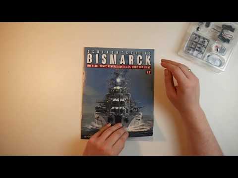 Hachette Collections - Ausgabe 63 - Bau die Bismarck ( Metall ) - Schornstein/Scheinwerfer