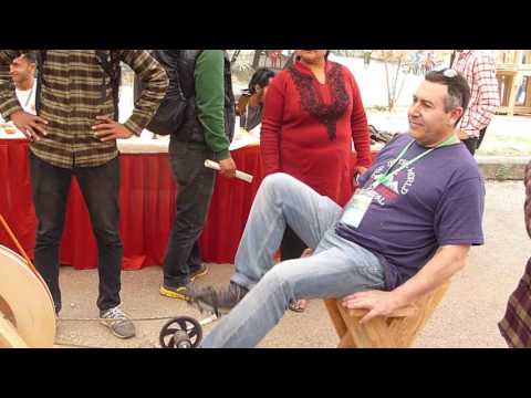 Woodturning Demo at 2016 WWD Celebrations in Kathmandu, Nepal (1)